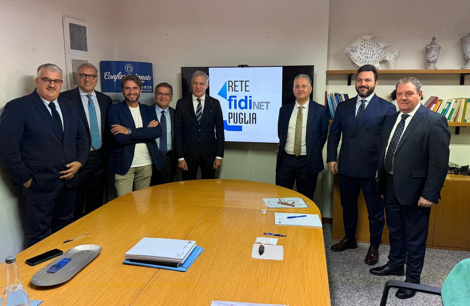 Firmato accordo integrativo per la costituzione della Rete d’Impresa Fidinet Puglia